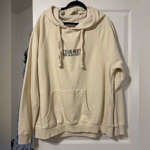 Taylor Swift The Eras Tour Cream Hoodie